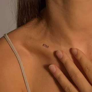 Временная татуировка Words