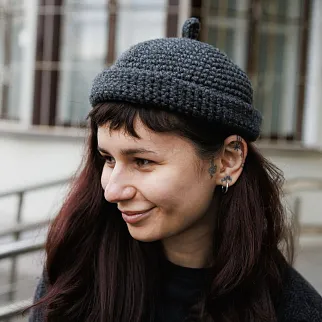 Шапка-докер Friend Function антрацит