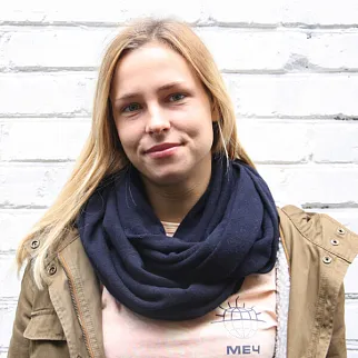 Снуд Friend Function шерстяной Невидимый синий