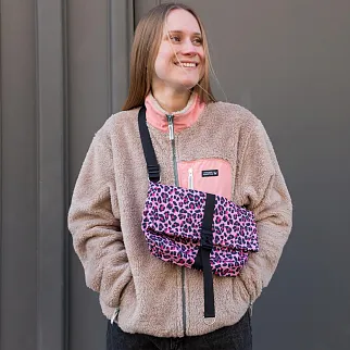 Сумка iyulstore Baby rolltop Розовый леопард