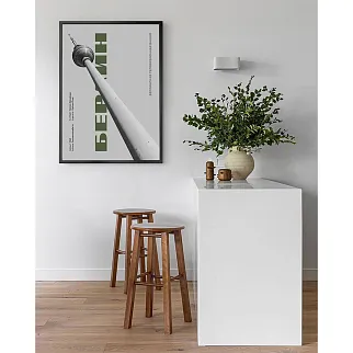 Плакат Allmodernism Берлинская телевизионная башня