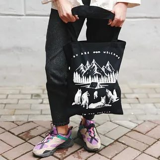 Шоппер Barking Store You are not welcome черный