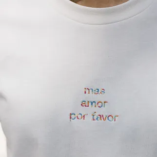 Футболка Friend Function Mas Amor белая