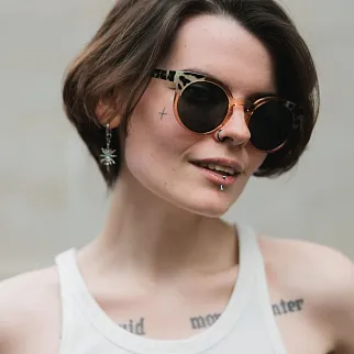 Очки Komono Lulu Coral Bobcat