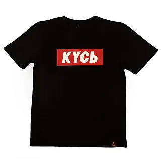 Футболка Barking Store Кусь мужская черная