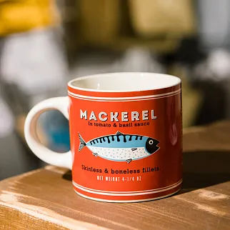 Керамическая кружка с рыбой REX