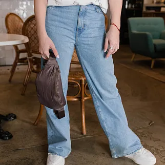 Сумка на пояс SHU коричневая