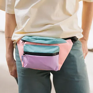 Сумка на пояс Friend Function нежный colorblock большая хорошая