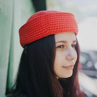 Шапка CHECK YA HEAD красная T2035/71