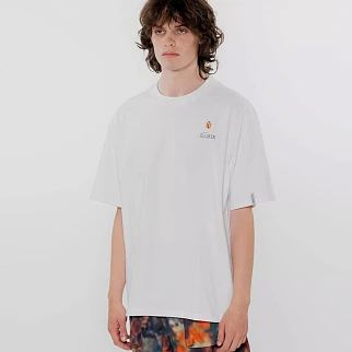 Футболка Elliker Rill Bug Print Short Sleeve белая