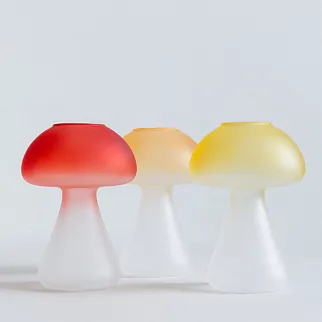 Ваза Грибочек красная