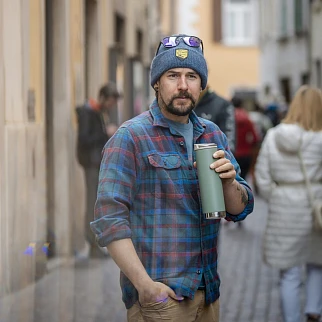 Термокружка Klean Kanteen TKWide 592 мл Cafe Cap Sea Spray