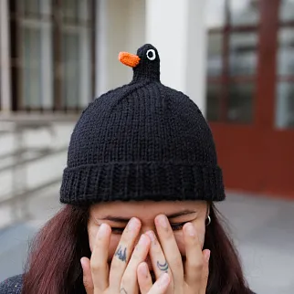 Шапка Friend Function Будь как голубь черный