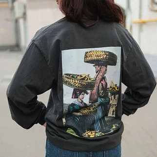 Лонгслив Akomplice Buttons Tee Vintage Black