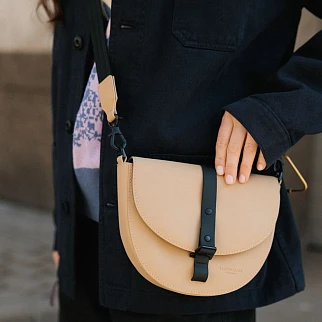 Кроссбоди сумка Gaston Luga Splash Moon Latte