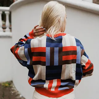 Свитер Thinking Mu Field Red Philis