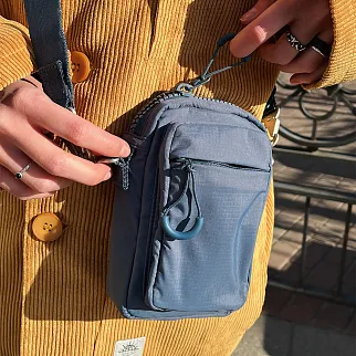 Мини-сумка через плечо SHU рипстоп синяя