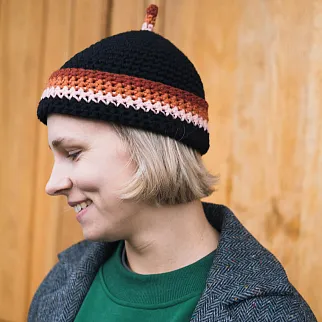 Шапка CHECK YA HEAD черная 2567/1