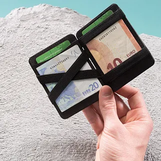 Волшебный кошелек Garzini Magic Wallets чёрный