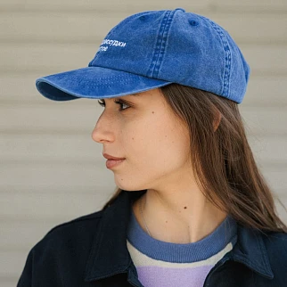 Кепка Friend Function Всё предрассудки и пустое синяя