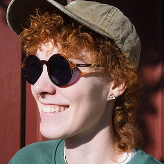 Очки Komono Madison Burgundy Coral