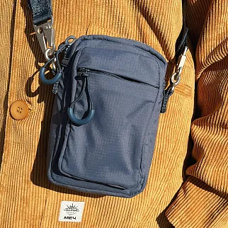 Мини-сумка через плечо SHU рипстоп синяя