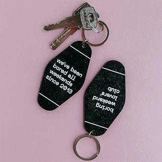 Брелок на ключи Friend Function Boring Weekend Lovers' Club