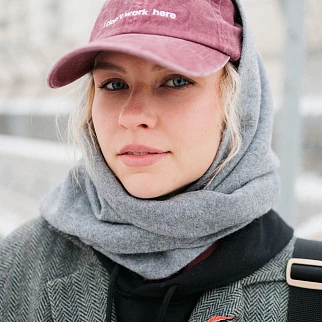 Кепка Friend Function I don't work here вишневая