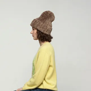 Шапка CHECK YA HEAD коричневая T1966/104