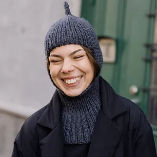 Балаклава Friend Function с антеннкой графитовая