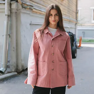 Рабочая рубашка Friend Function розовая унисекс