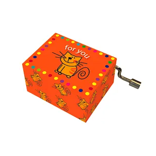 Музыкальная шкатулка С Днем Рождения с котом Fridolin