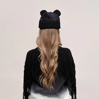 Шапка CHECK YA HEAD черная 2568/1