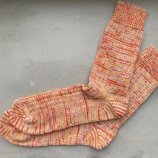 Шерстяные носки Friend Function оранжевые