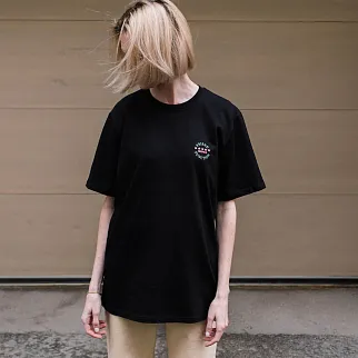 Футболка Friend Function черная с котом