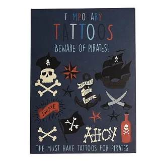 Временные татуировки с пиратами REX