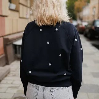 Свитшот Thinking Mu Solsol Bonnie Navy