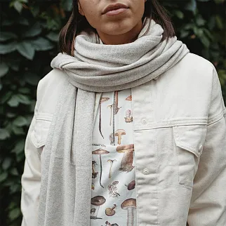 Шерстяной шарф Friend Function Топленое молоко