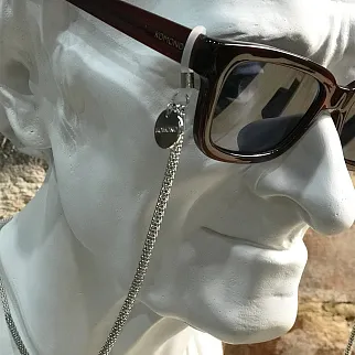 Цепочка для очков Komono Lenox Silver White
