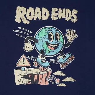 Футболка Barking Store ROAD ENDS оверсайз