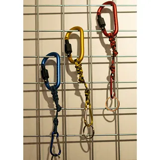 Карабин со шнурком ACK ITEMS (разные цвета)