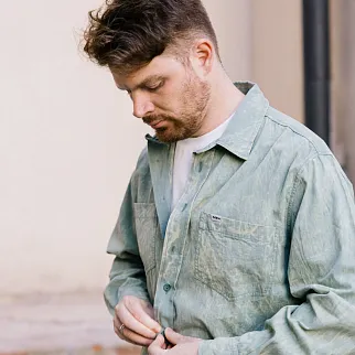 Рубашка Меч LIGHTWEIGHT SHIRT WASHED Mint