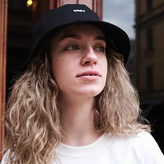 Панама Obey Bold Twill Bucket Hat Black