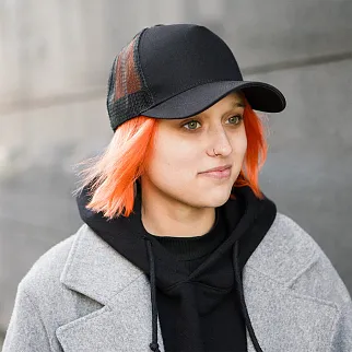 Кепка-тракер черная