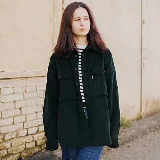 Рубашка МЕЧ MICRO CORD SHIRT Dark Green
