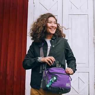 Сумка Fjallraven Vardag Shoulder Bag 6 Violette-Coal Black (422-037)