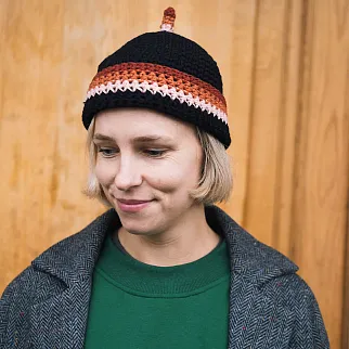 Шапка CHECK YA HEAD черная 2567/1