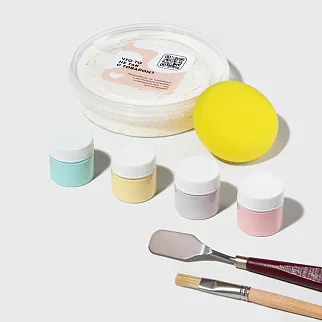 DIY Набор для создания текстурной картины Рельефика (пастельная палитра)