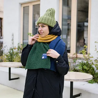 Шарф Thinking Mu Ghede Dark Green