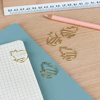 Набор скрепок с кошками REX